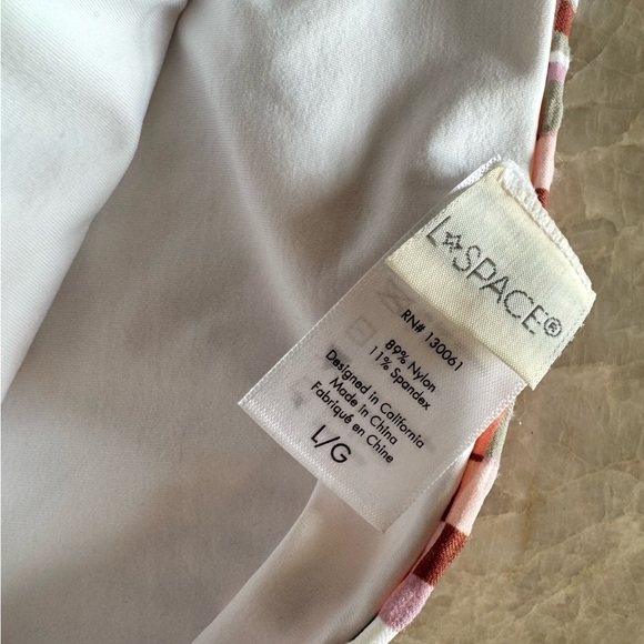 NWT L*Space Joy Bitsy Bikini Bottom in‎ Block Party Front Tie - Picture 6 of 8